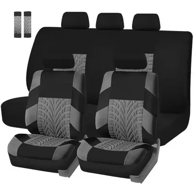 1 Set Car Seat Covers & Belt Shoulder Pads for Five-seats, Universal Car Seat Protector & Belt Protector, Car Interior Protec...