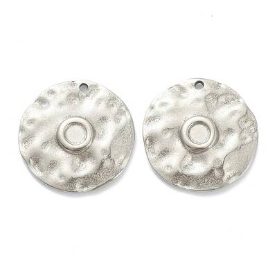 Non-Tarnish 304 Stainless Steel Pendant Cabochon Settings