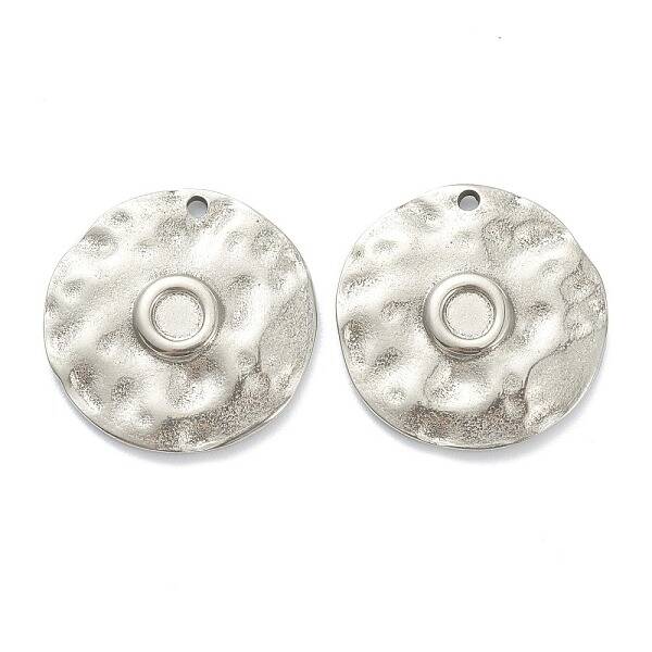 Non-Tarnish 304 Stainless Steel Pendant Cabochon Settings