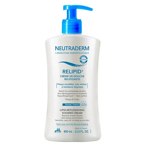 Neutraderm Relipida+ Soothing Shower Cream Sensitive Skin 400ml