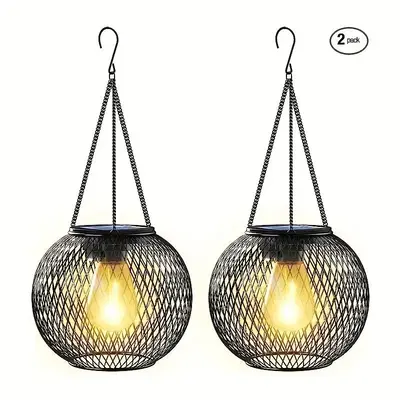 Solar Hanging Light for Home Decor, Patio Decorations Outdoor, Solar Lights Lamp, Hanging Solar Lanterns Waterproof, Outdoor ...
