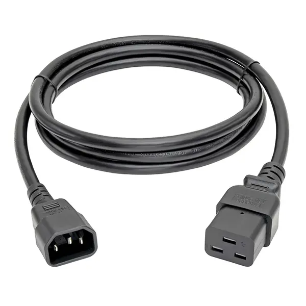 P047-006 Eaton Tripp Lite series Power Cord C19 to C14  10A 100-250V 16 AWG 6Ft 1.83m Black