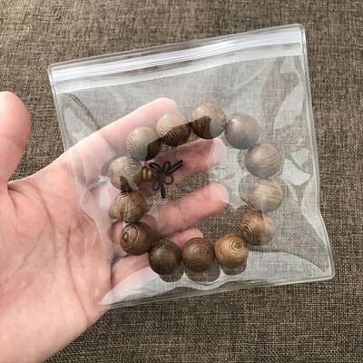 Transparent Plastic Jewelry Storage Zip Lock Bags