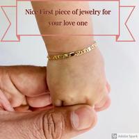 Kids Gold Plated Bracelet - Fashion Accessory for Boys and Girls