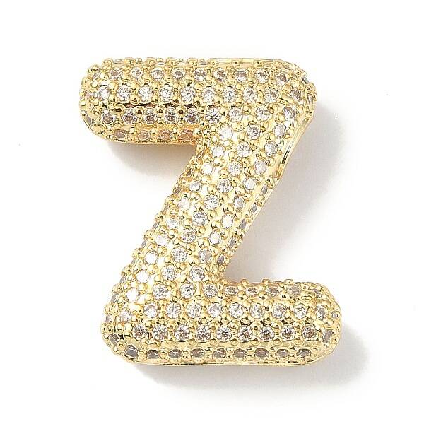 Rack Plating Brass Micro Pave Cubic Zirconia Pendants
