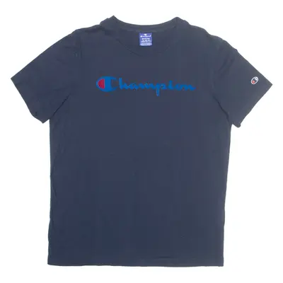 CHAMPION Mens T-Shirt Blue M