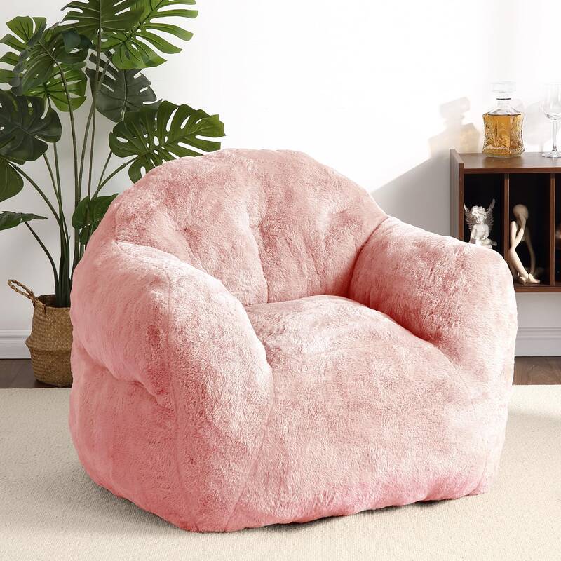 Garvee Bean Bag Chair with Filler, 51” Giant Bean Bag Sofa for Adults Kids, Soft Cozy Large Beanbag Sofa Chair with Armrest...