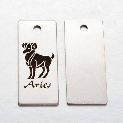 Non-Tarnish Spray Painted Stainless Steel Pendants