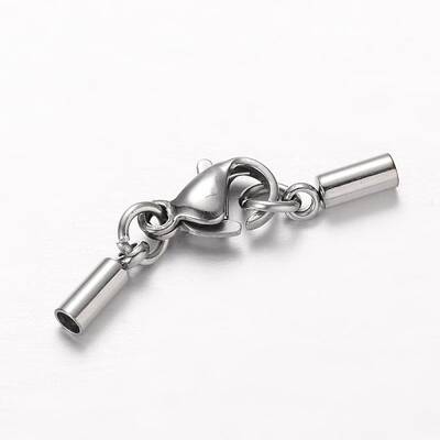 Tarnish Resistant 304 Stainless Steel Tube Cord Ends