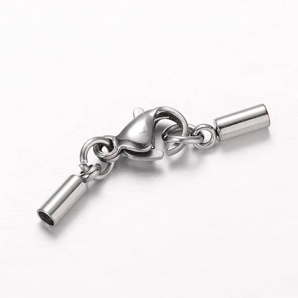 Tarnish Resistant 304 Stainless Steel Tube Cord Ends