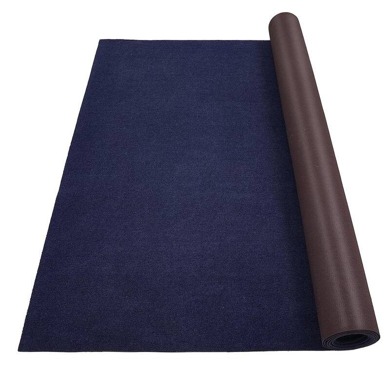 Garvee 6' × 29.5' Marine Carpet Roll, 0.18 Thick Waterproof Boat Carpet with Non-Slip Ribbed Surface & Rubber Backing, Dura...