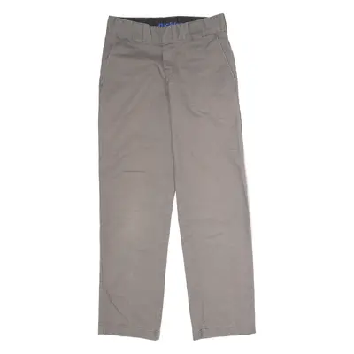 DICKIES Flex Workwear Mens Trousers Grey Slim Tapered W28 L30