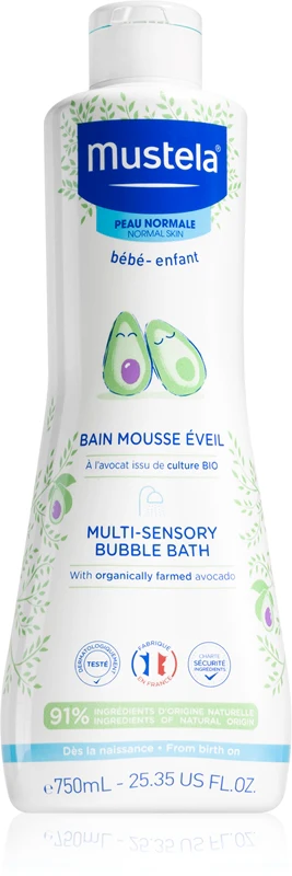 Mustela Bébé Multisensory Bubble Bath 750 ml