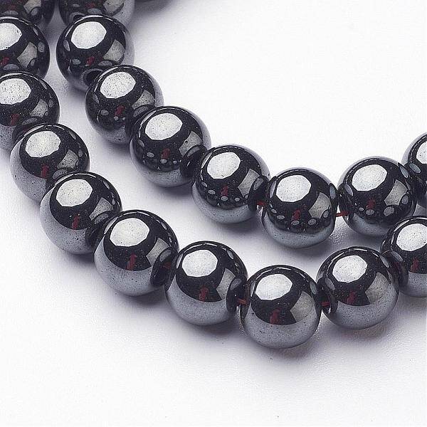 Non-Magnetic Synthetic Hematite Beads Strands