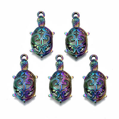 Rainbow Color Alloy Pendants
