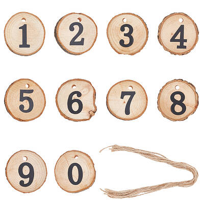 Natural Wood Hanging Pendant Decorations