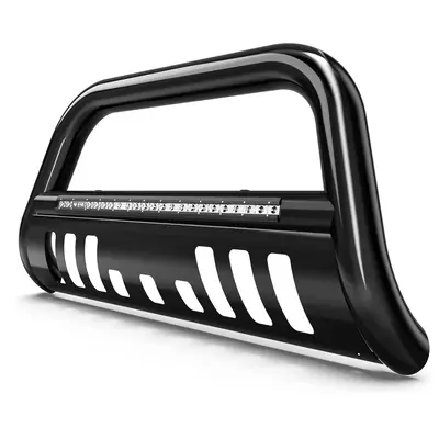 YITAMOTOR® Bull Bar Compatible with 2005-2021 Nissan Frontier w/LED Light Bar, 3\
