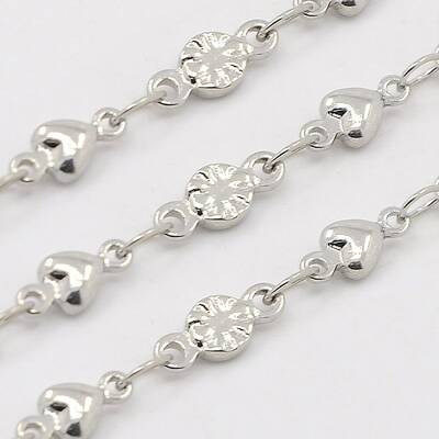 Tarnish Resistant 304 Stainless Steel Flower Chains