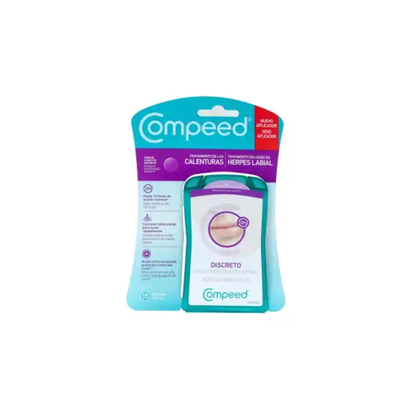 Cerotto invisibile Compeed per herpes labbrae, 15 unità