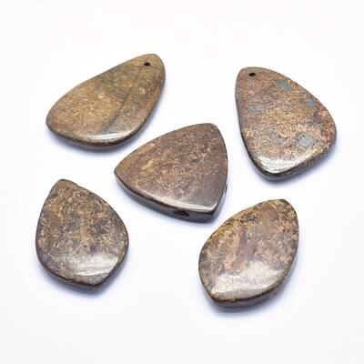 Natural Bronzite Big Pendants