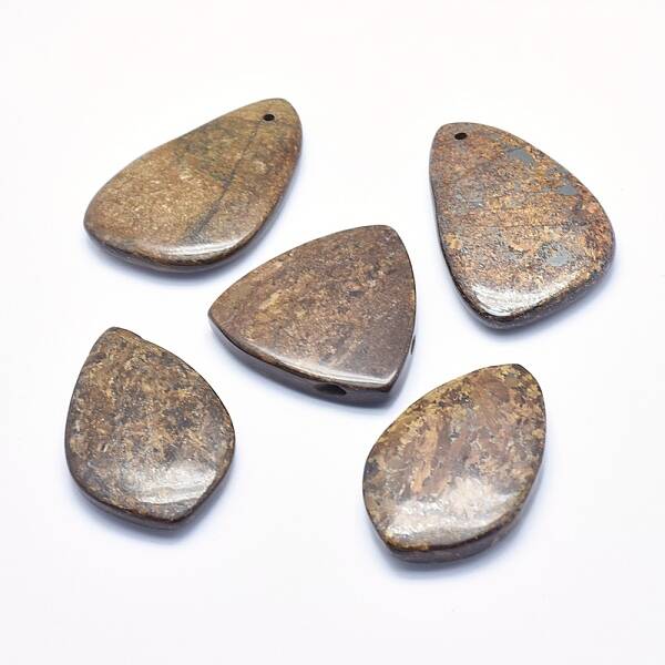 Natural Bronzite Big Pendants