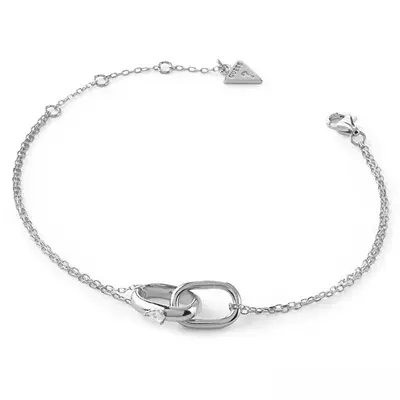 Guess Bracciale Da Donna In Argento Nuances Jsbb04559Jwrh - Lunghezza: 18,4 Cm