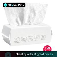 Mother's Day Gift, Disposable Face Towel, 100/200/400pcs Dry & Wet Use Facial Cleansing Towels, Double-sided Design Makeup Re...