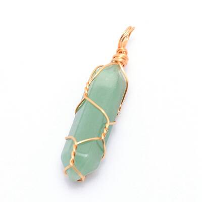 Natural Green Aventurine Pendants