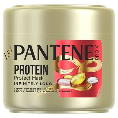 Pantene Maschera Protettiva Per Capelli Protein Infinite Long (Protect Mask) 300 Ml