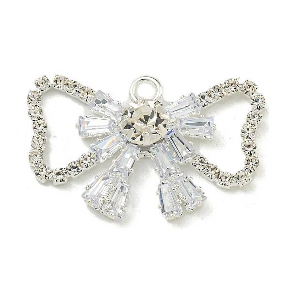 Brass Rhinestone Pendants