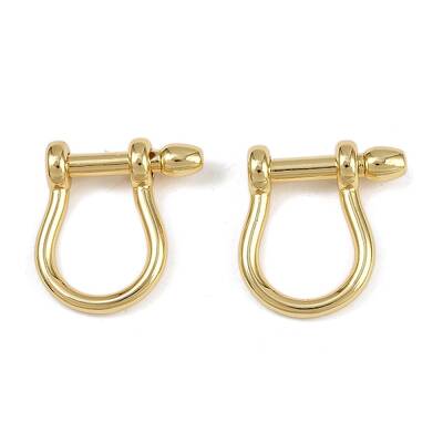 Brass D-Ring Anchor Shackle Clasps
