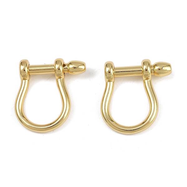 Brass D-Ring Anchor Shackle Clasps