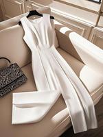 Women's Solid Color Jumpsuit, Casual Fashionable Jumpsuit for Daily Wear, Ladies Clothes for Summer, Womenswear