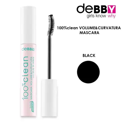 DEBBY 100%CLEAN BLACK volume mascara