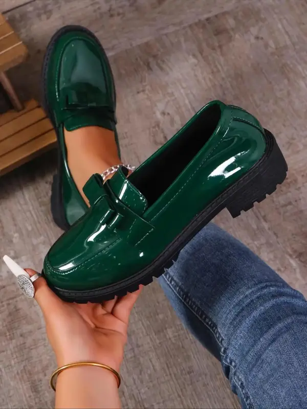 Women's Fashionable Bow Decorated Mary Janes Flats, Casual Comfortable Lightweight Loafers for Daily Wear, Female All-match R...