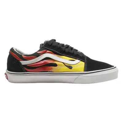 VANS Low Top Trainers Black Canvas Mens UK 8