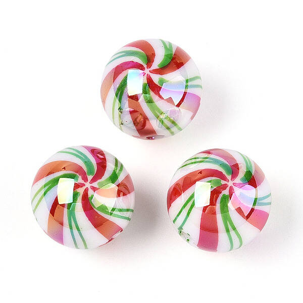 Printed Opaque Acrylic Beads