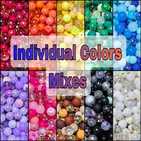 Acrylic Bead Mixes in Assorted Colors for Crafting - 16mm Acrylic Beads with 8mm to 20mm Sizes for Crafting and jewelry makin...