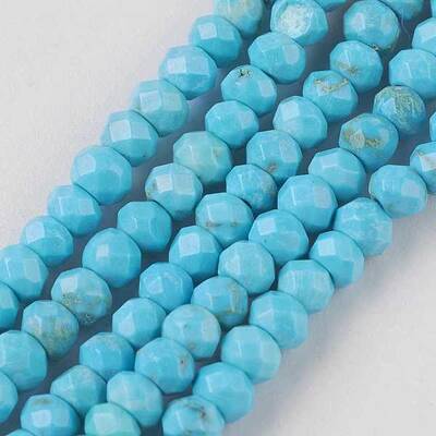 Natural Howlite Beads Strands