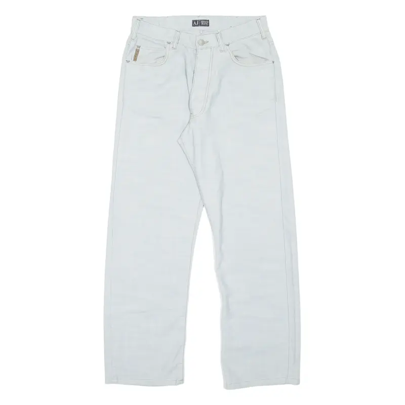 ARMANI JEANS Mens Jeans Blue Relaxed Straight W28 L28