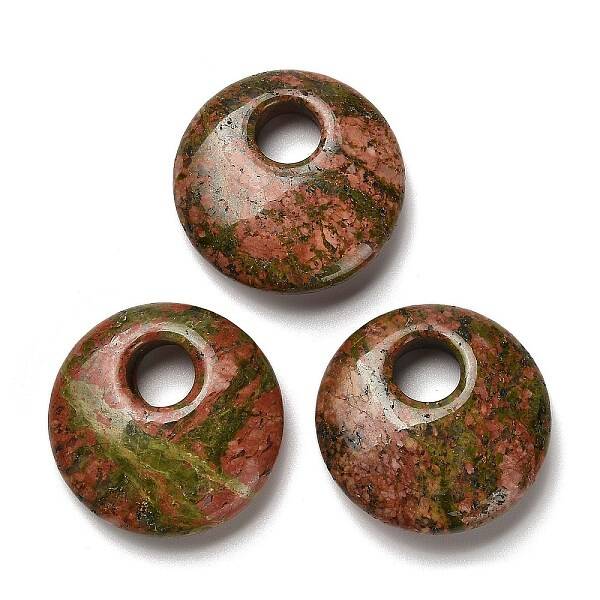 Natural Unakite Pendants