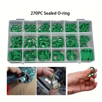 O-Ring Assortment Kit with Storage Box for Summer, Refrigerator & Air Conditioner Compressor Seal Ring, Household Large Home ...