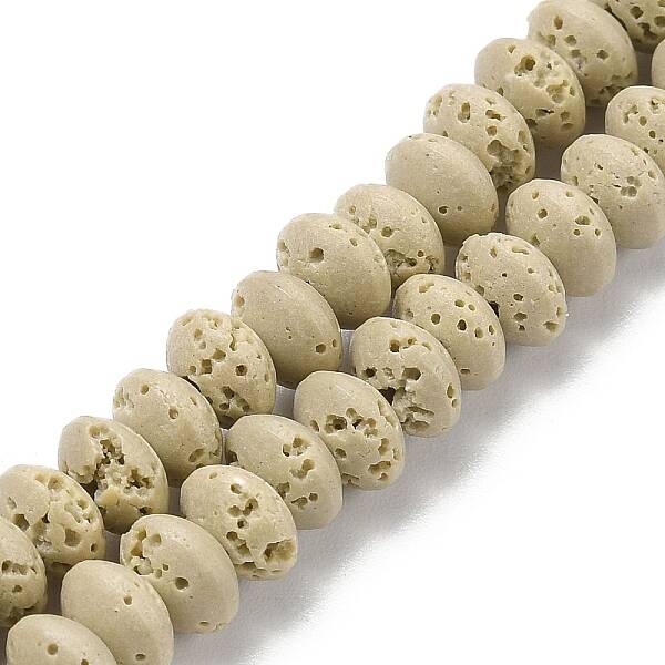 Synthetic Lava Rock Beads Strands