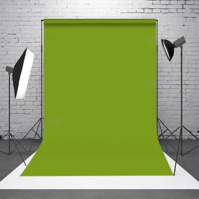 Olive Drab Solid Green Portrait Photo Backdrop - Aperturee
