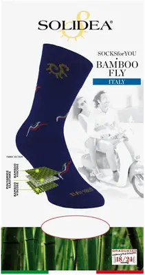 Solidea Socks For You Bamboo Fly Italy Compression 18 24mmHg Gray 2M