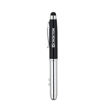 25 Promotional Versatile 4-in-1 Ballpoint Pen - Laser Pointer & ...
