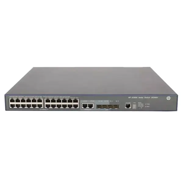 JG306A#ACC HP 3600-24-PoE+ 26-Port + 4-Port SFP Layer 3 Switch