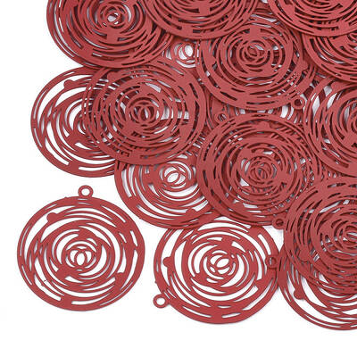 430 Stainless Steel Filigree Pendants