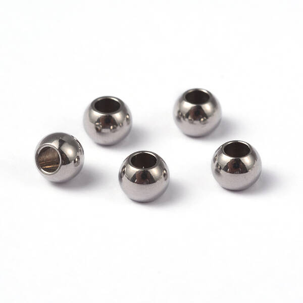 Tarnish Resistant 202 Stainless Steel Spacer Beads
