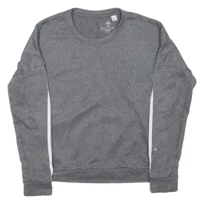 ADIDAS Running Womens Sweatshirt Grey Crewneck M
